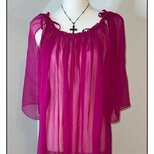 Women’s Suzy Black Pink 100% SILK MIDI Dress Large